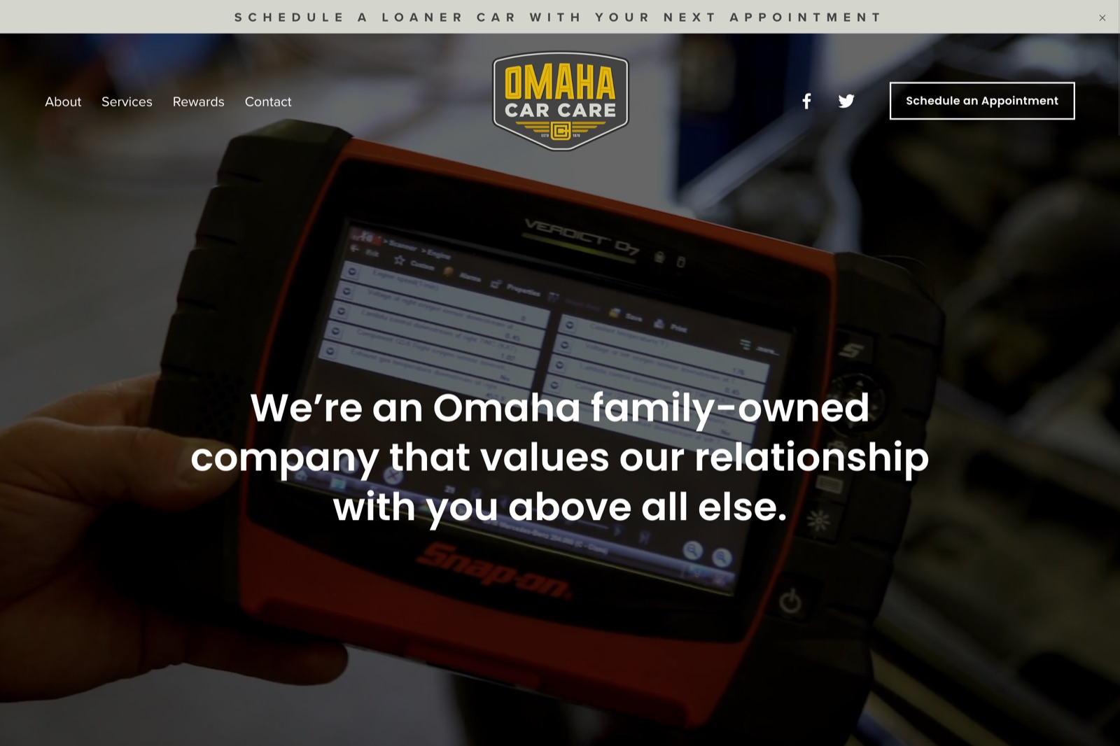 Omaha Car Care website